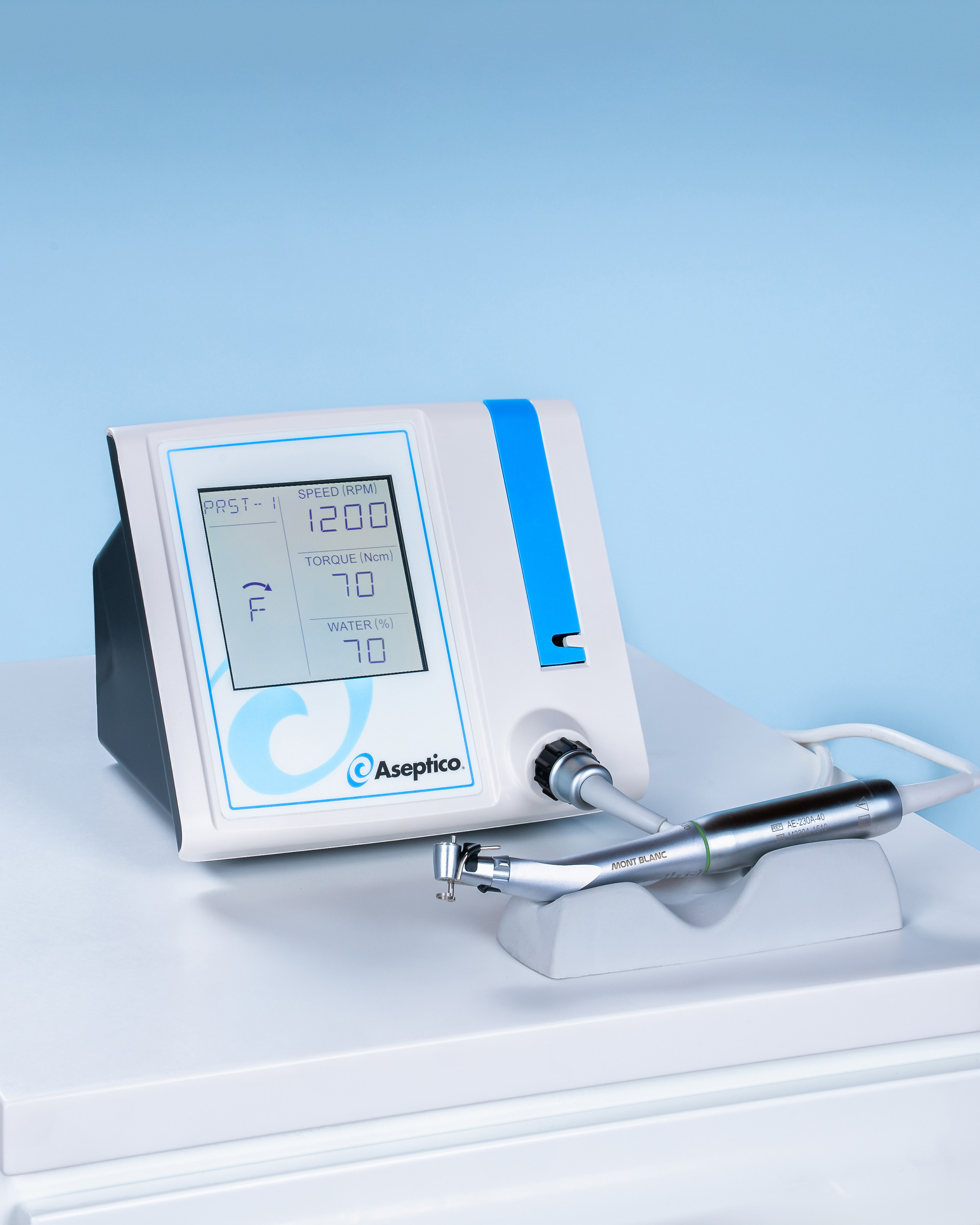 1070 motor package. Includes a foot control, handpiece, and the 1070 motor