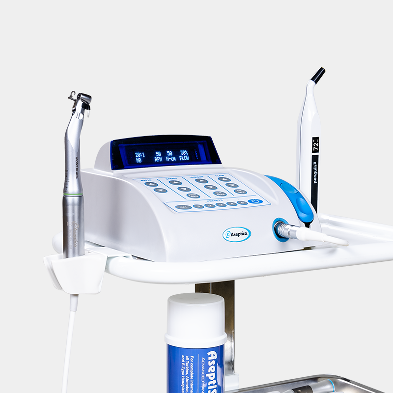 6000 motor on our trolley cart along with a handpiece and the penguin II