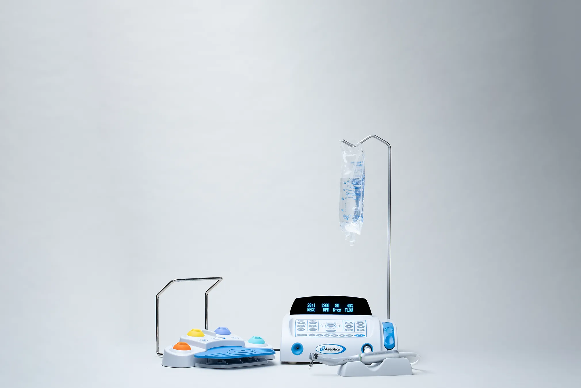 AEU-7000 package with advanced foot pedal and mont blanc hand piece