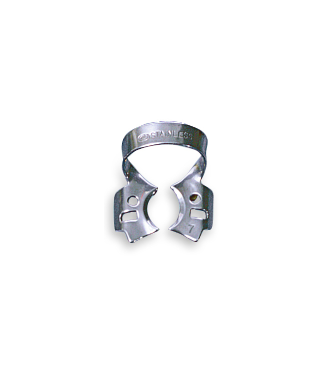 thumbnail interactive-video image 1 of Endodontic Rubber Dam Clamp #W7 - Surgical Dental Instrument, Stainless Steel 1 of 5